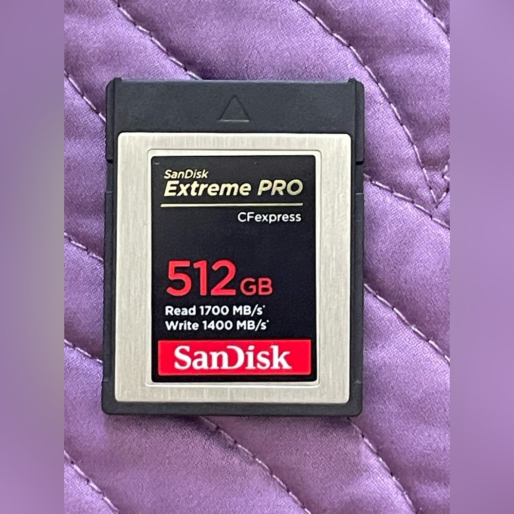 Barely used SanDisk Extreme
PRO CFexpress